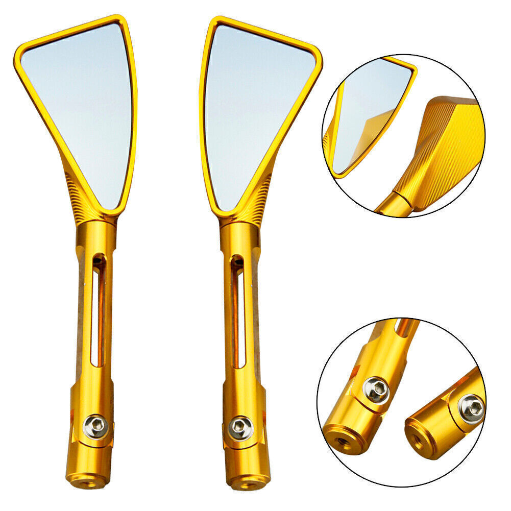 Motorcycle Rearview Side Mirrors Fit for Suzuki GSXR1000 05-11 & GSXR600 06-12 Gold
