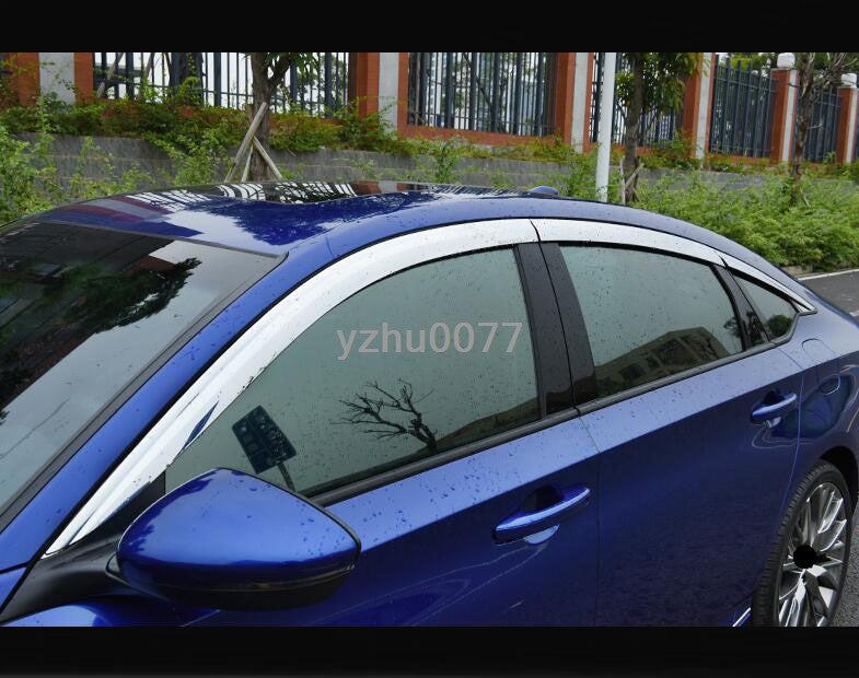 for Honda Accord 2018-2022 silver Window Wind Visors Rain Guard Vent Deflectors