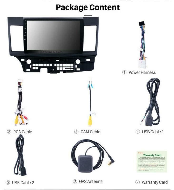 Android 8.1 Bluetooth Car GPS Navigation System with 10.1-inch Stereo Radio and Touchscreen n