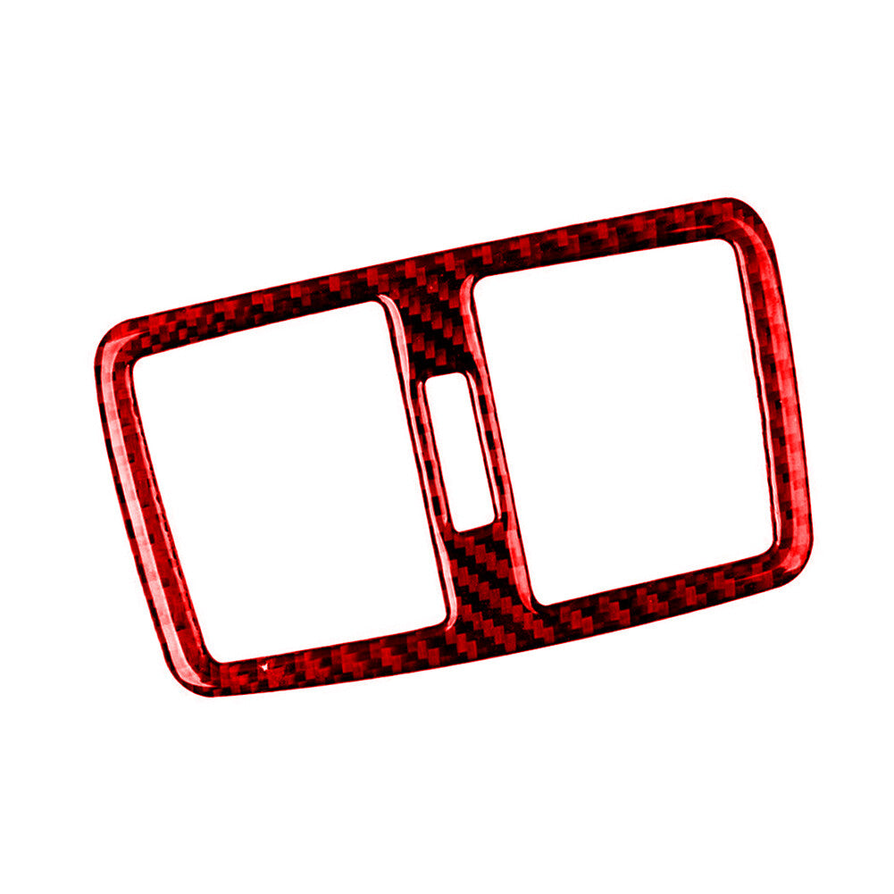 2x Carbon Fiber for Seat Button Adjustment Cover Trim For 718 2016-2022 v