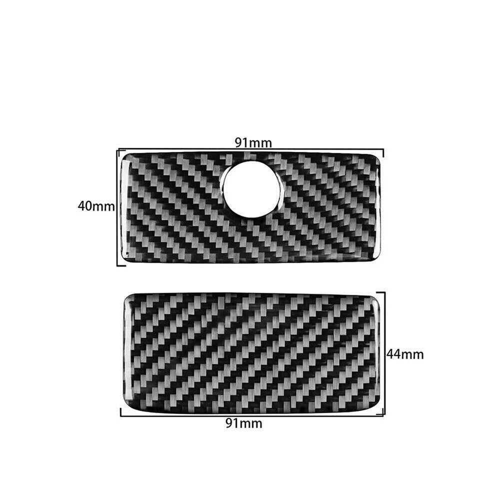 Carbon Fiber Rear Overhead Light Panel Trim Cover for Subaru Forester 2005-2008 v