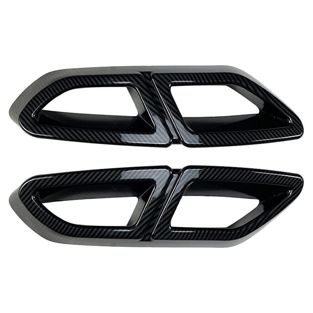 ABS Rear Exhaust Muffler Tail Pipe Cover Trim for VW for Passat B8 2016-2019 18