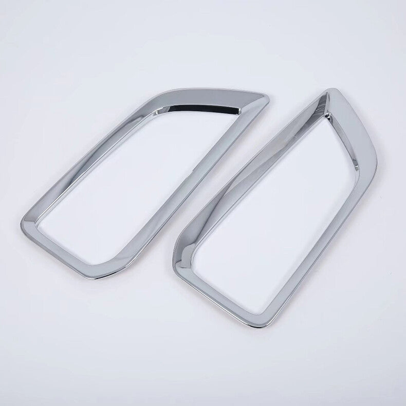 for Hyundai Kona 2018-2021 Chrome Front bumper Fog Light Lamp Cover Trim decor