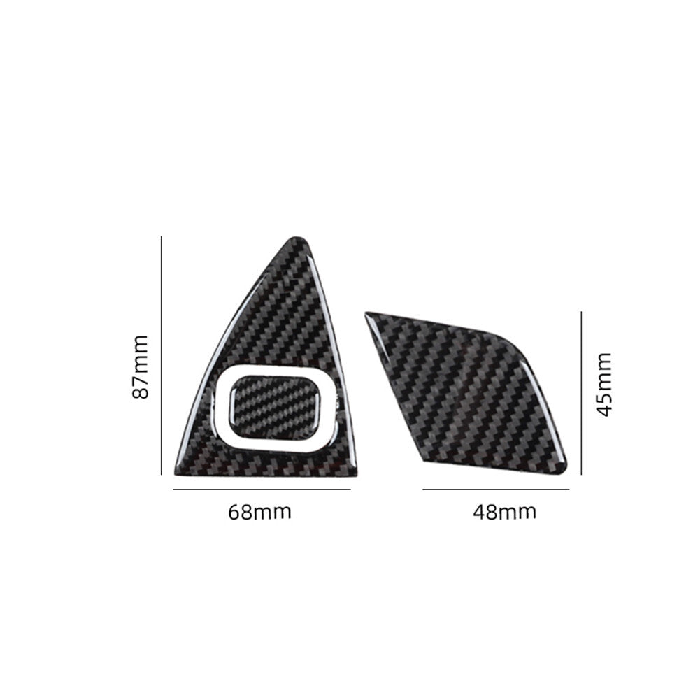 Red Carbon Fiber Interior Headlight Control Trim for Lexus RX330 350 2004-2009 v