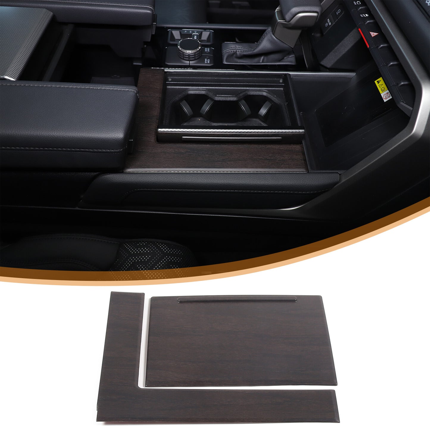 Carbon Fiber Exterior Center Console Gear Shift Frame Trim for Tacoma 11 - 15- v