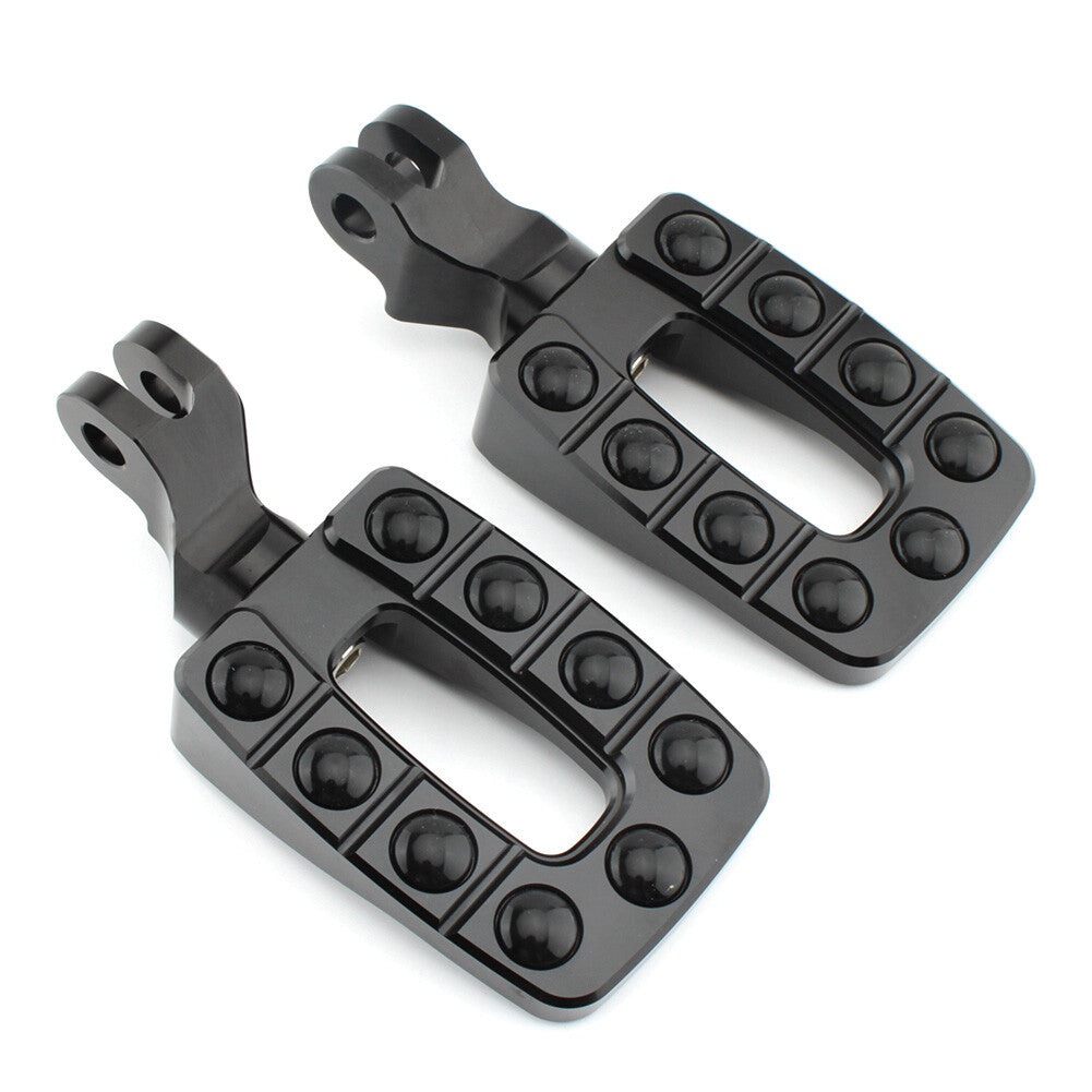 Front Foot Peg Footrest Pedal Non-slip For Speedmaster Thunderbird Storm Black