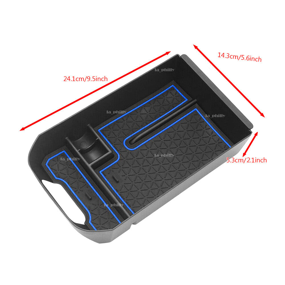 Blue for Toyota RAV4 19-2020 BOX Center Console Organizer Holder ABS Accessories Q