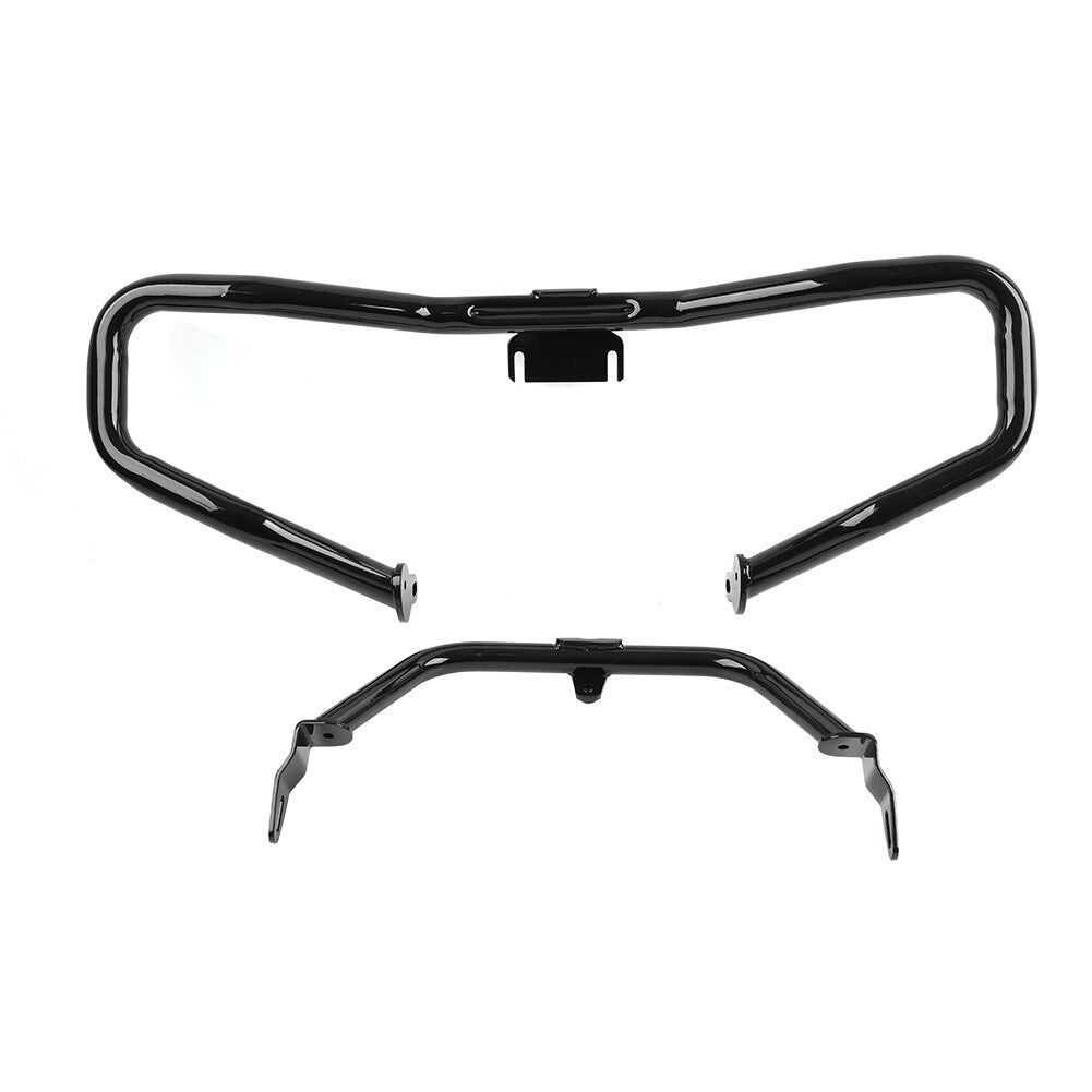 Black Engine Guard Crash Bar Fairing Support Bracket for Harley Road Glide FLTRX Q