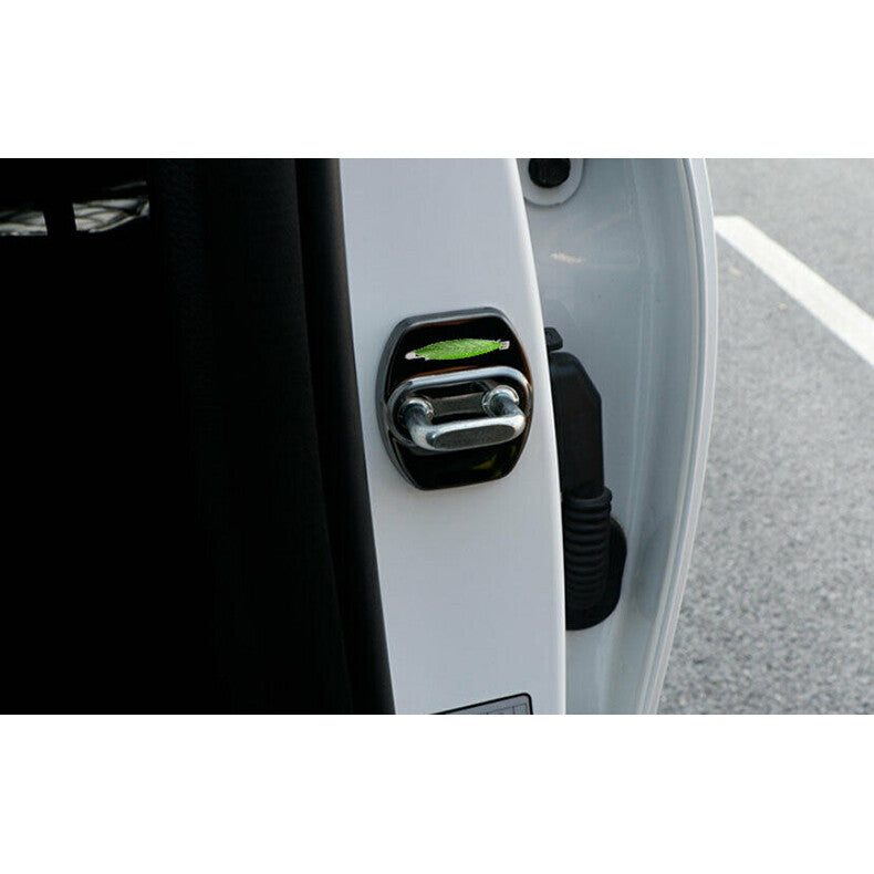 for Kia Seltos 2020-2023 Black Steel Door Lock Antirust Protection Cover Trim 4x