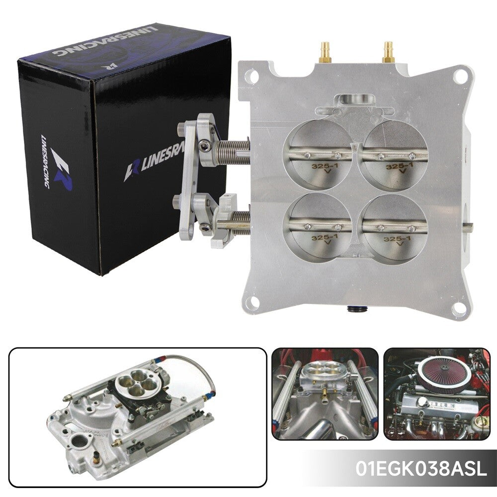 CNC Billet 1000CFM 4150 Flange Carburetor Throttle Body 1.75 Core 4 Barrel SL