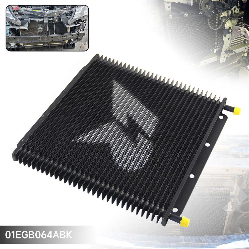 Universal 32 Row Transmission Oil Cooler 11x10x0.75 (280x254x19mm) 3/8 Barb