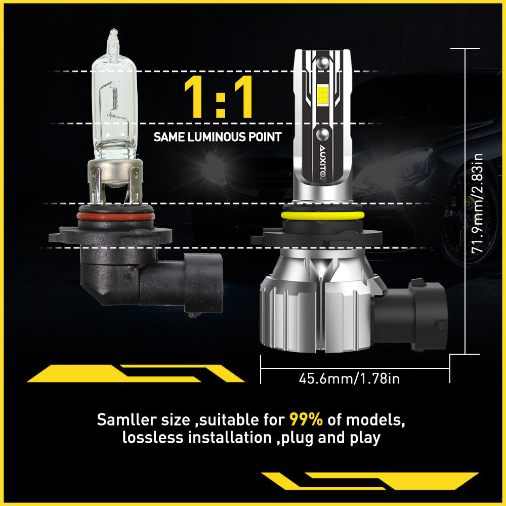 Limo Plus 9005 HB3 LED Elderly Light Bright Light/Buddha Light 6500K White Light - v