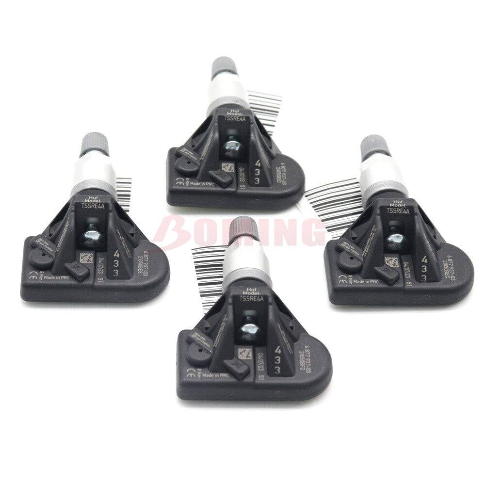 Set of 4x Tire Sensors TPMS 433MHz for BMW 540i 740i 750i X3 G20 G30 36106877937