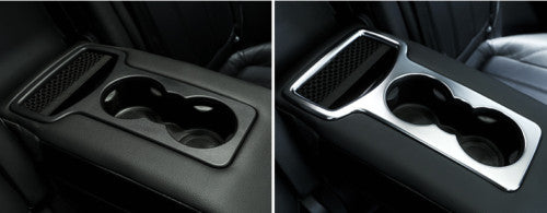 for Land Rover Range Sport 2014-2017 Chrome Interior Rear Water Cup Cover Trim
