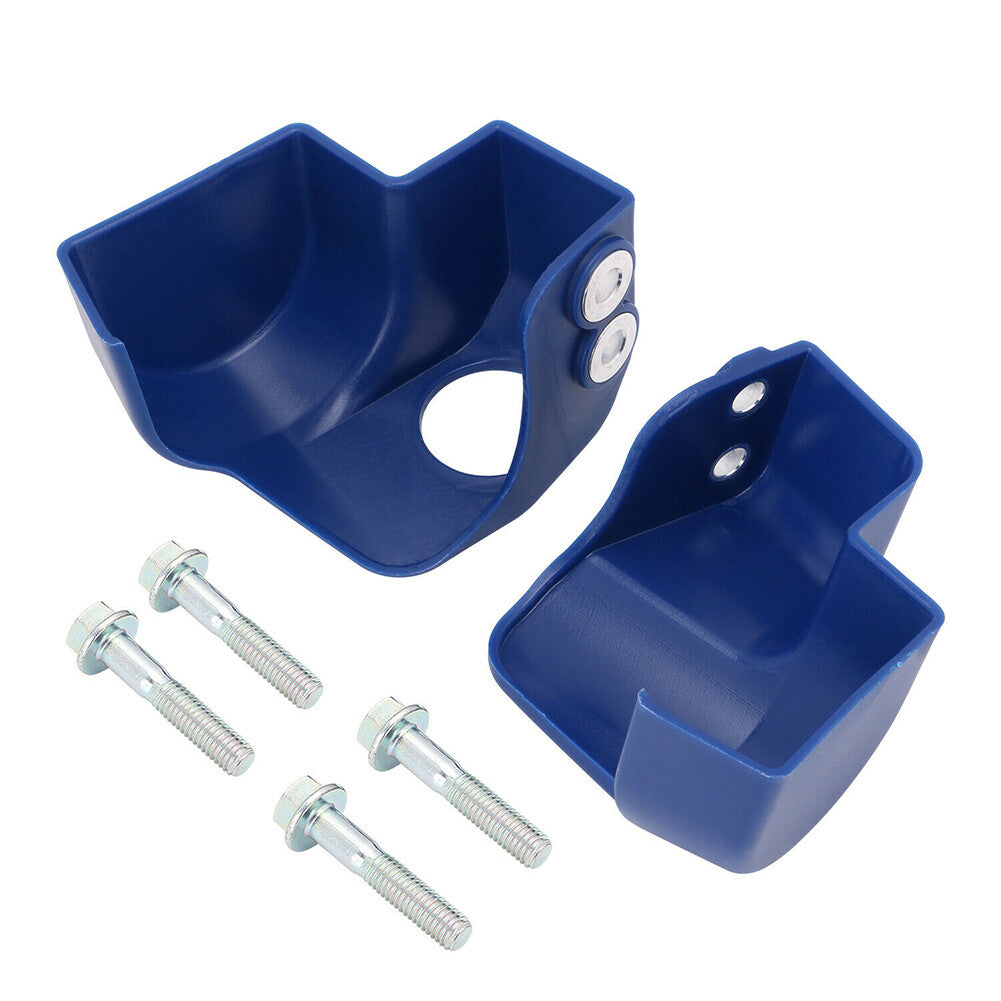 2xShock Absorber Guard Cover Protector Kit Blue Fit DRZ400 DRZ400E DRZ400S Motor