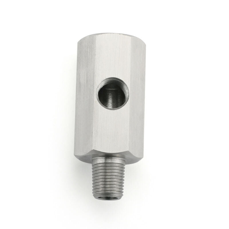 Oil Pressure Sensor Tee To NPT Adapter Turbo Supply Feed Line Meter 1/8 BSPT