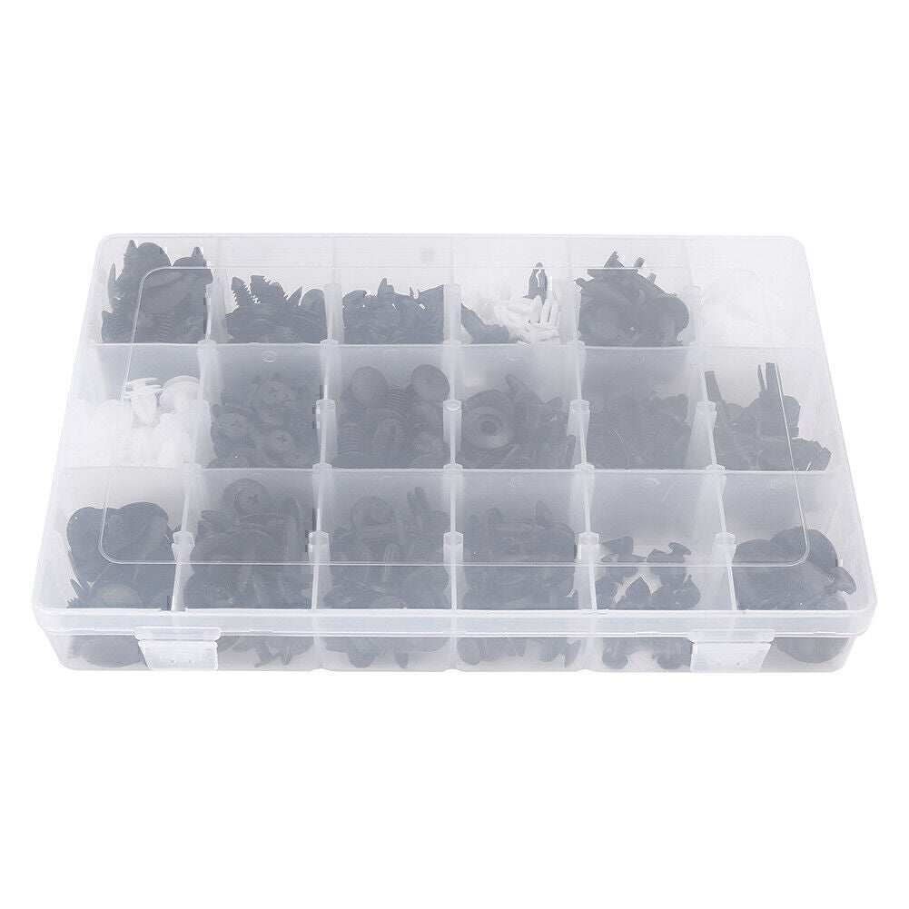 415x Car Retainer Push Pin Rivet Trim Clip Panel Bumper Fastener Kit Universal Q