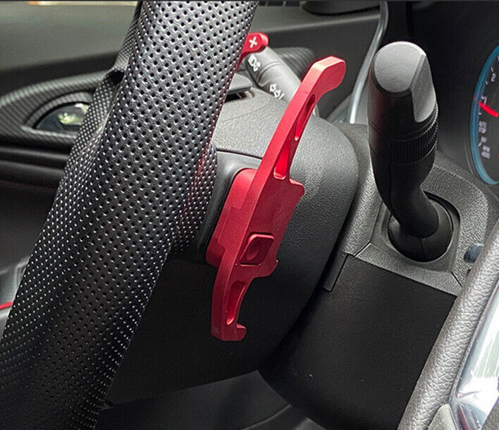 for Chevrolet Malibu 2016-24 Red Aluminum Steering Wheel Shift Paddle Shifter 2X