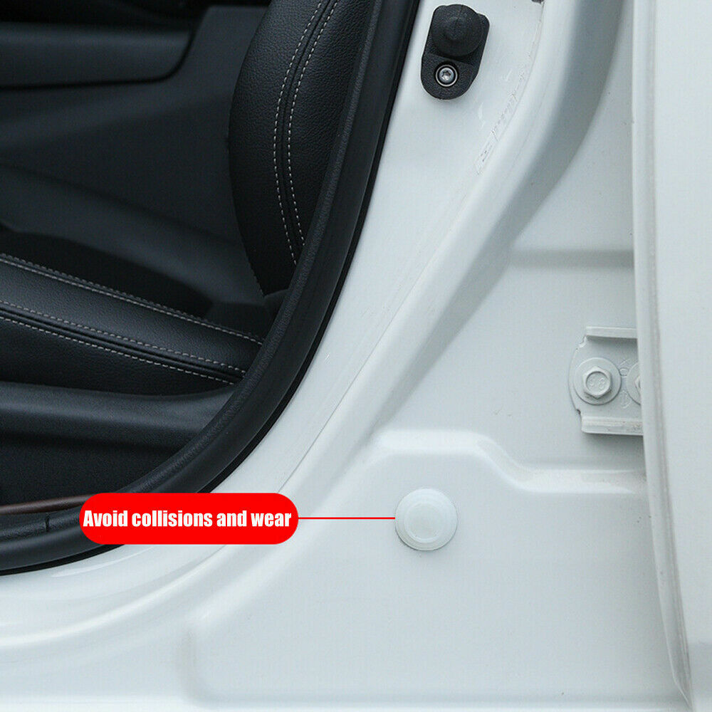 10x Car Door Anti-Shock Protector Pad Shock-Absorbing Gasket Accessories Kit
