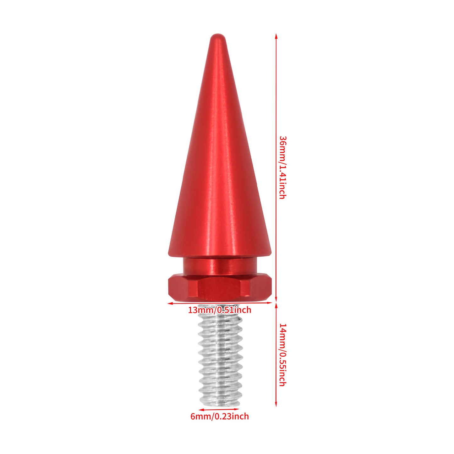 3x Red Impaler Spike Wind Screen Windshield Bolt For Electra Street Glide 96-13
