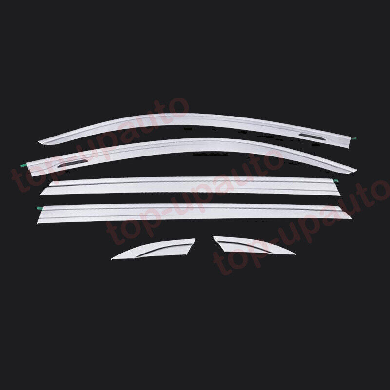 for VW Atlas 2018-2023 silver Window Wind Visors Sun Rain Guard Vent Deflectors