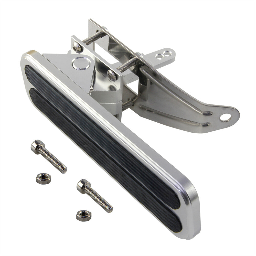 BILLET POLISHED ALUMINUM FLOOR MOUNT GAS THROTTLE PEDAL for CHEVY for FORD