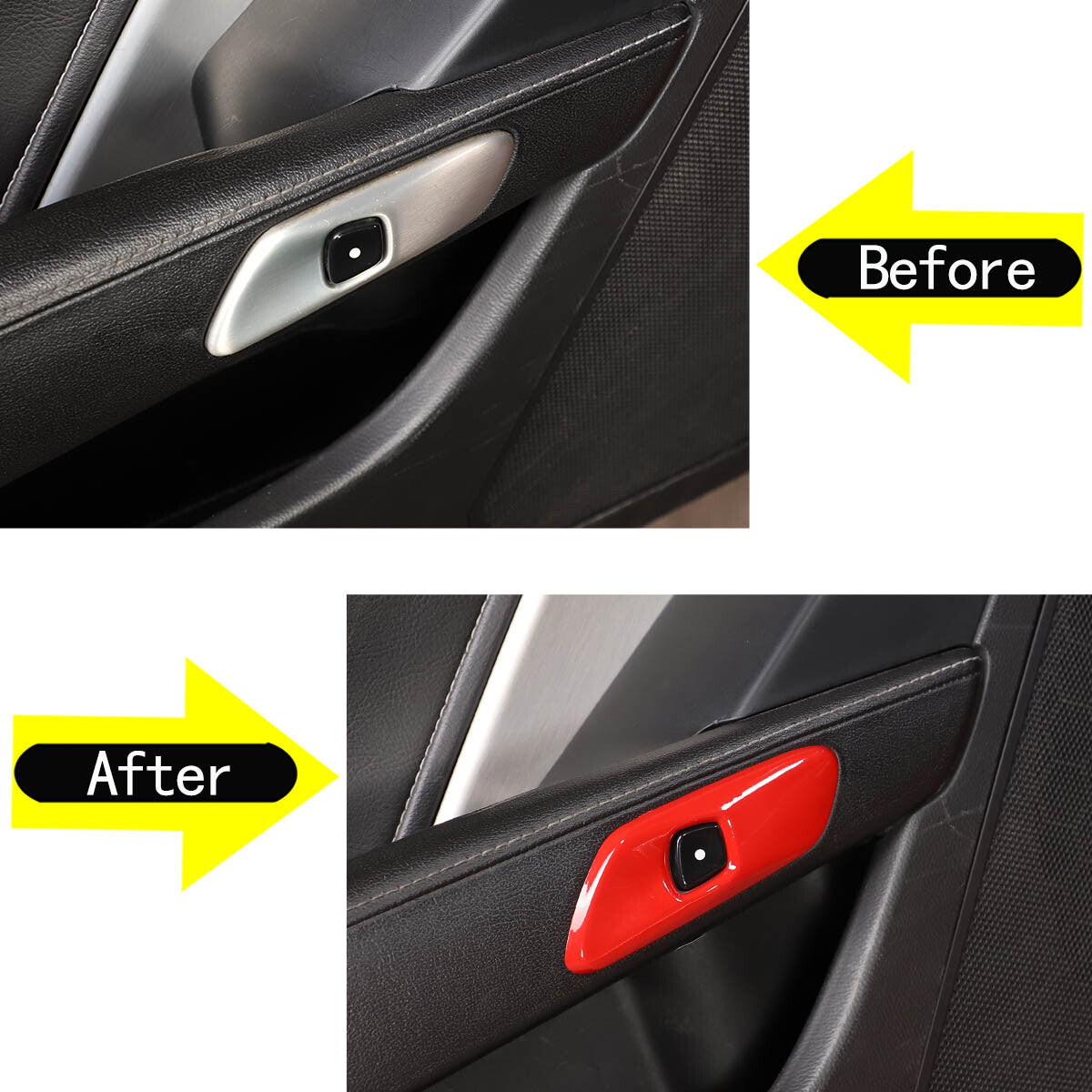 for Corvette C8 Z51 2020 - 2023 Carbon Fiber ABS Interior Console Dashboard Strip Decal- v