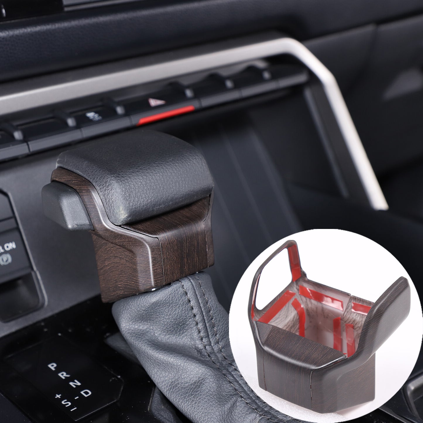 Suitable for Mazda CX-5 2017-2021 red alloy car interior steering wheel button decoration sticker- v