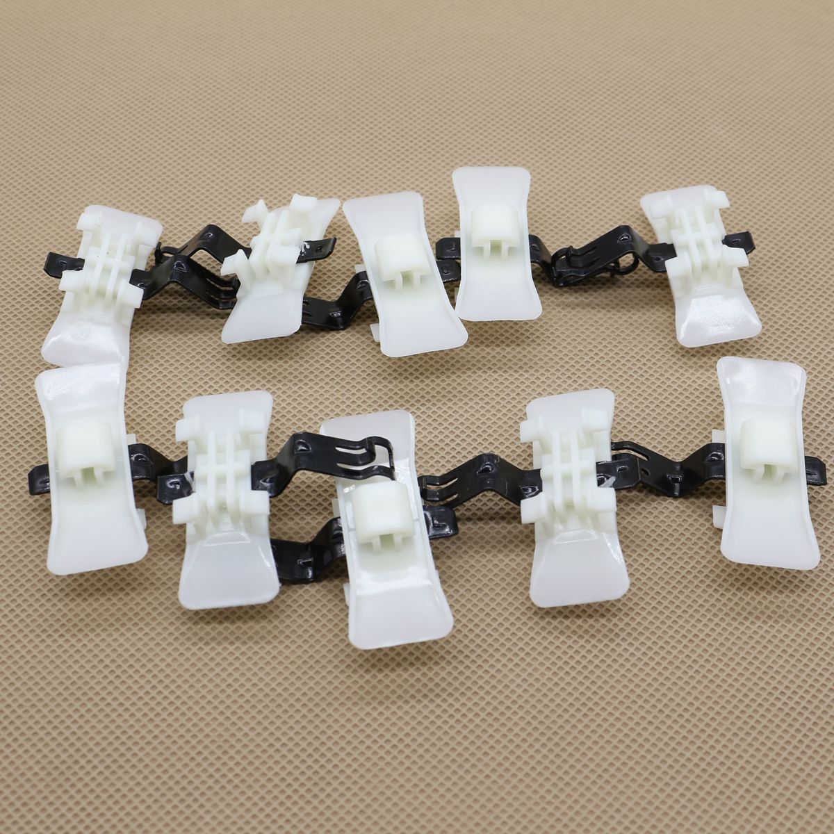 10Pcs for Mercedes-Benz W124 E-Class Lower Decor Moulding Trim Positioner Clips