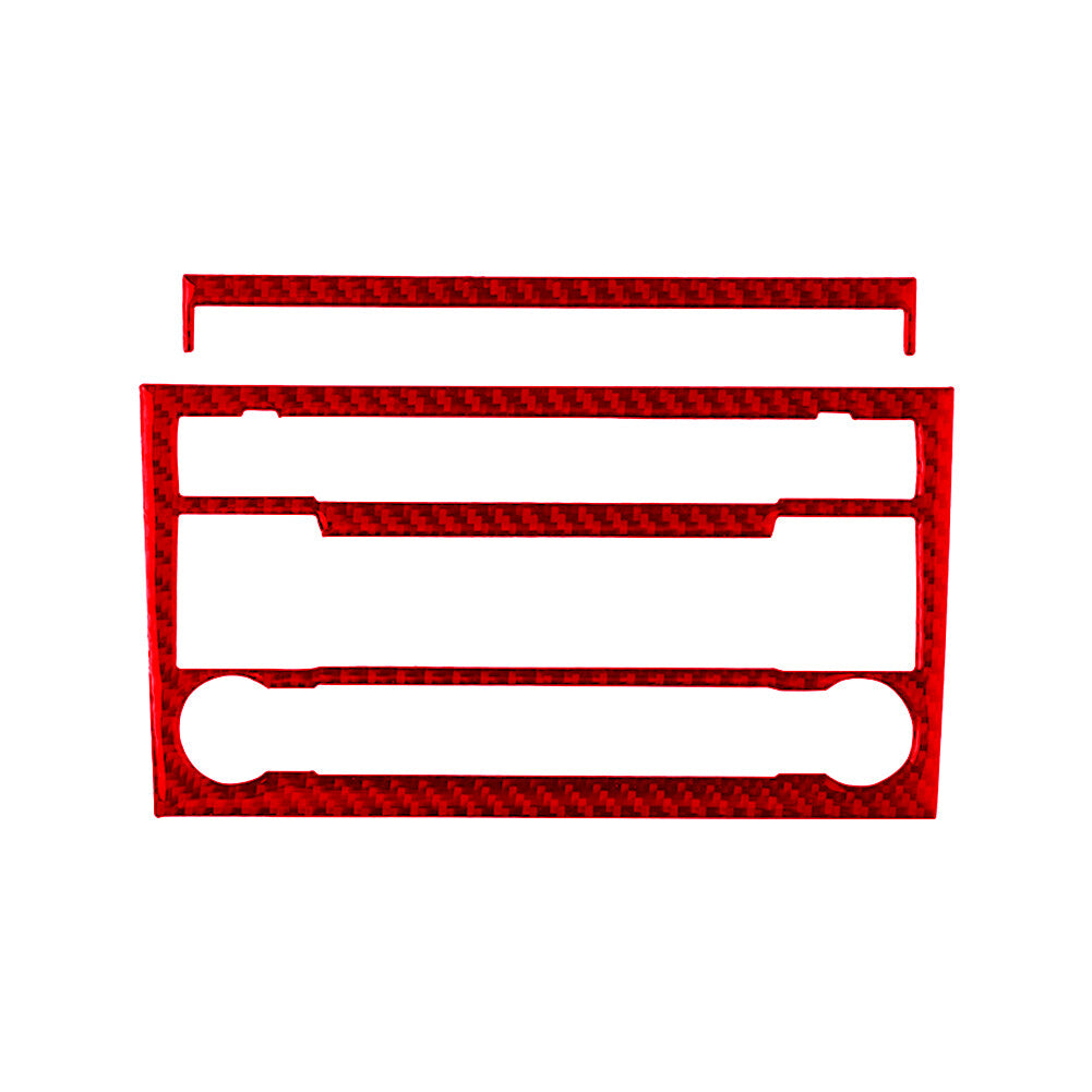Red Carbon Fiber Interior Full Sets Cover Trim Kit For Ranger 2019-2022 v