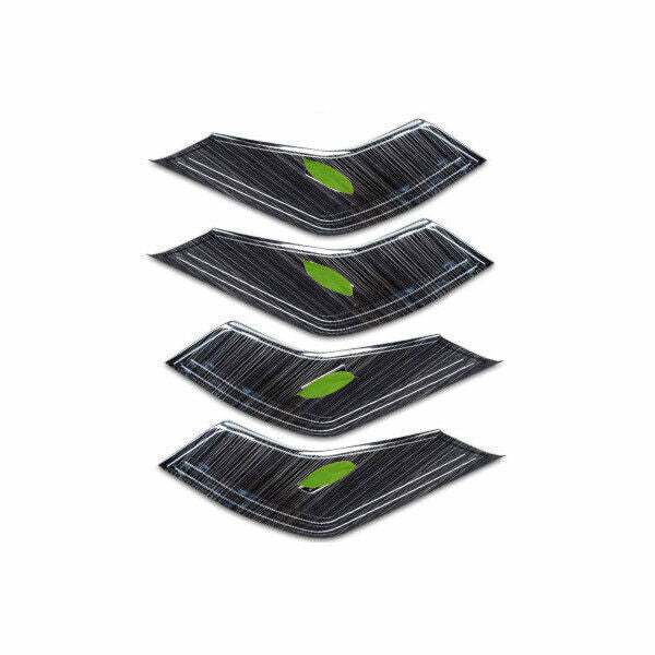 for Cadillac XT4 2019-23 Black Steel Car Inner Door Anti-Kick Panel Cover Trim