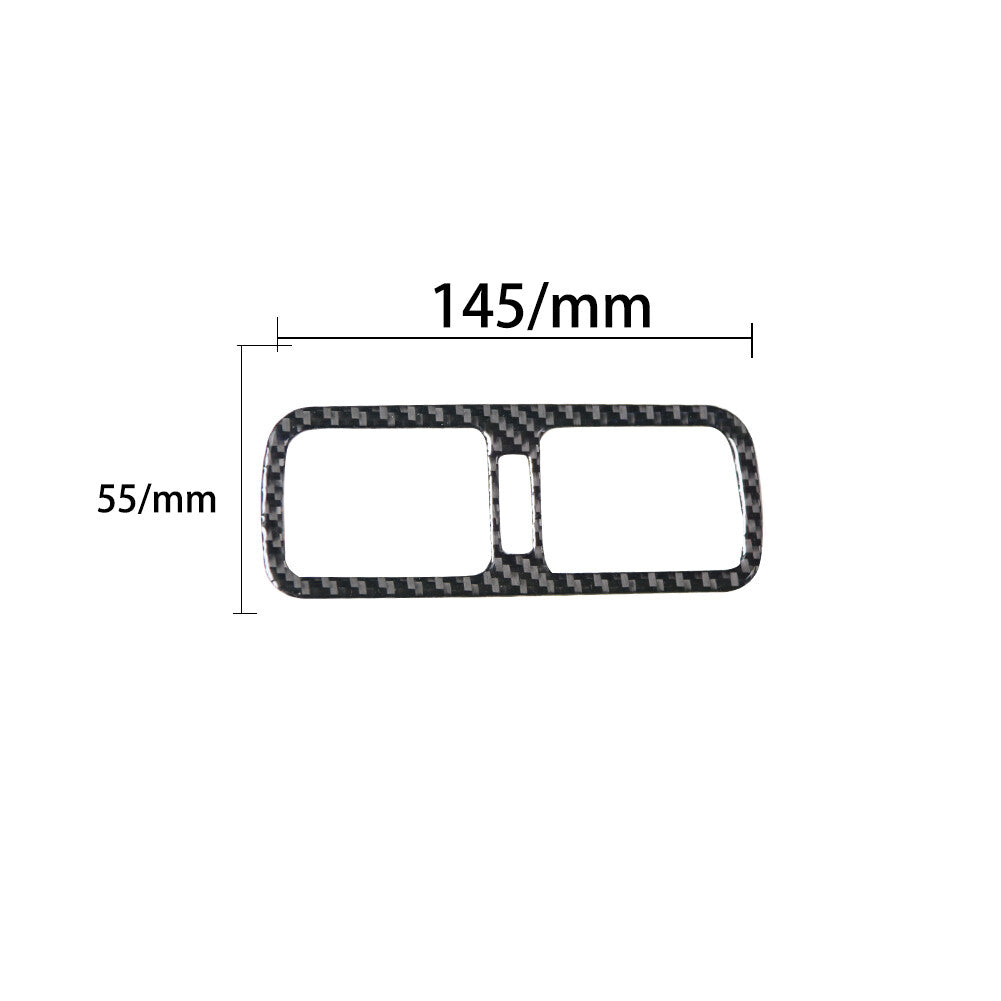 3Pcs Red Carbon Fiber Climate Control Buttons Trim For Land for Range Rover Sport v