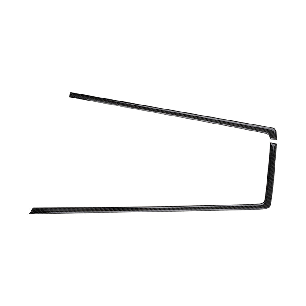 Carbon Fiber Window Switch Lift Panel Trim Cover for Honda for Civic Coupe 2013-2015 v