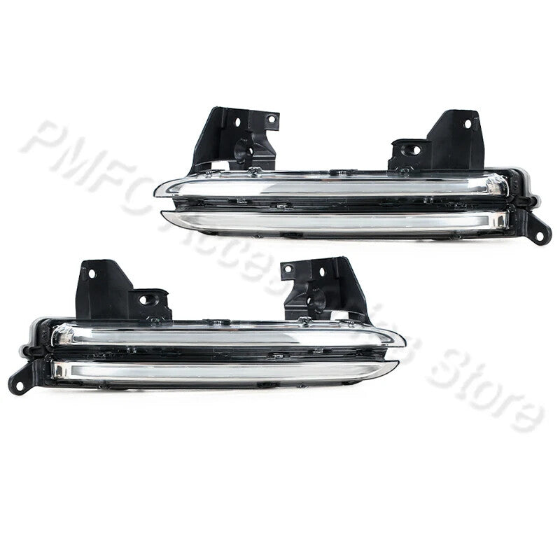 1 Pair LED DRL Daytime Running Light FogLight for Porsche for Panamera GTS 2014-2017