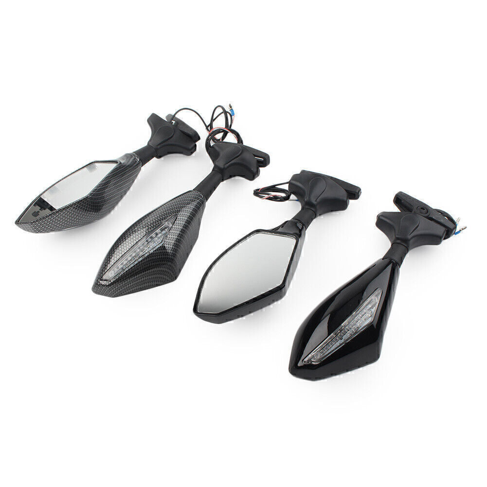 Motorrad R¨¹ckspiegel Spiege Paar LED Blinkerf¨¹r for Ducati for Honda for Kawasaki for Yamaha