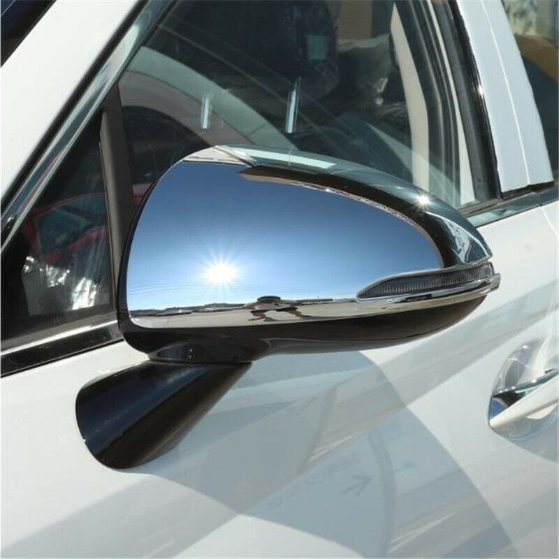 2Pcs Chrome Side Rearview Mirror Cover Trim for Hyundai Sonata 2020 2021 2022
