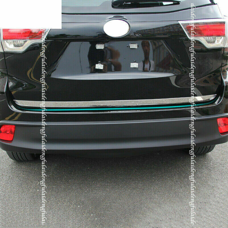 1X Chrome Rear Trunk Tailgate Strip Trim Molding for Toyota Highlander 2014-2019