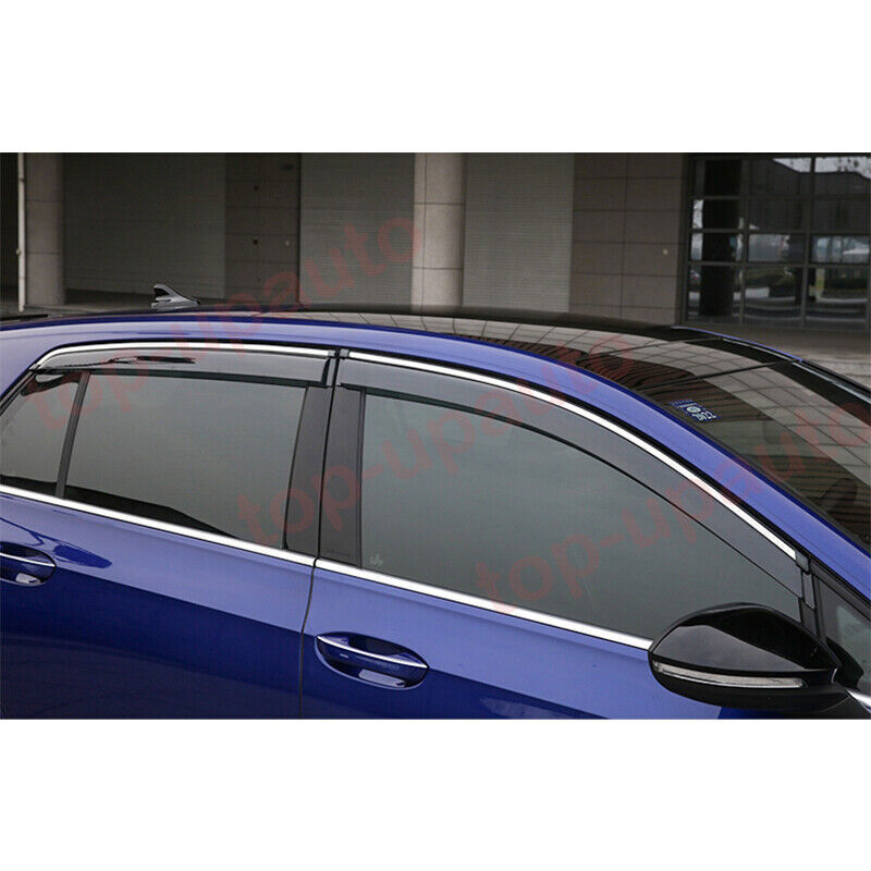 for VW for Golf R Mk8 2022-2024 Car Window Wind Visors Sun Rain Guard Vent Deflector