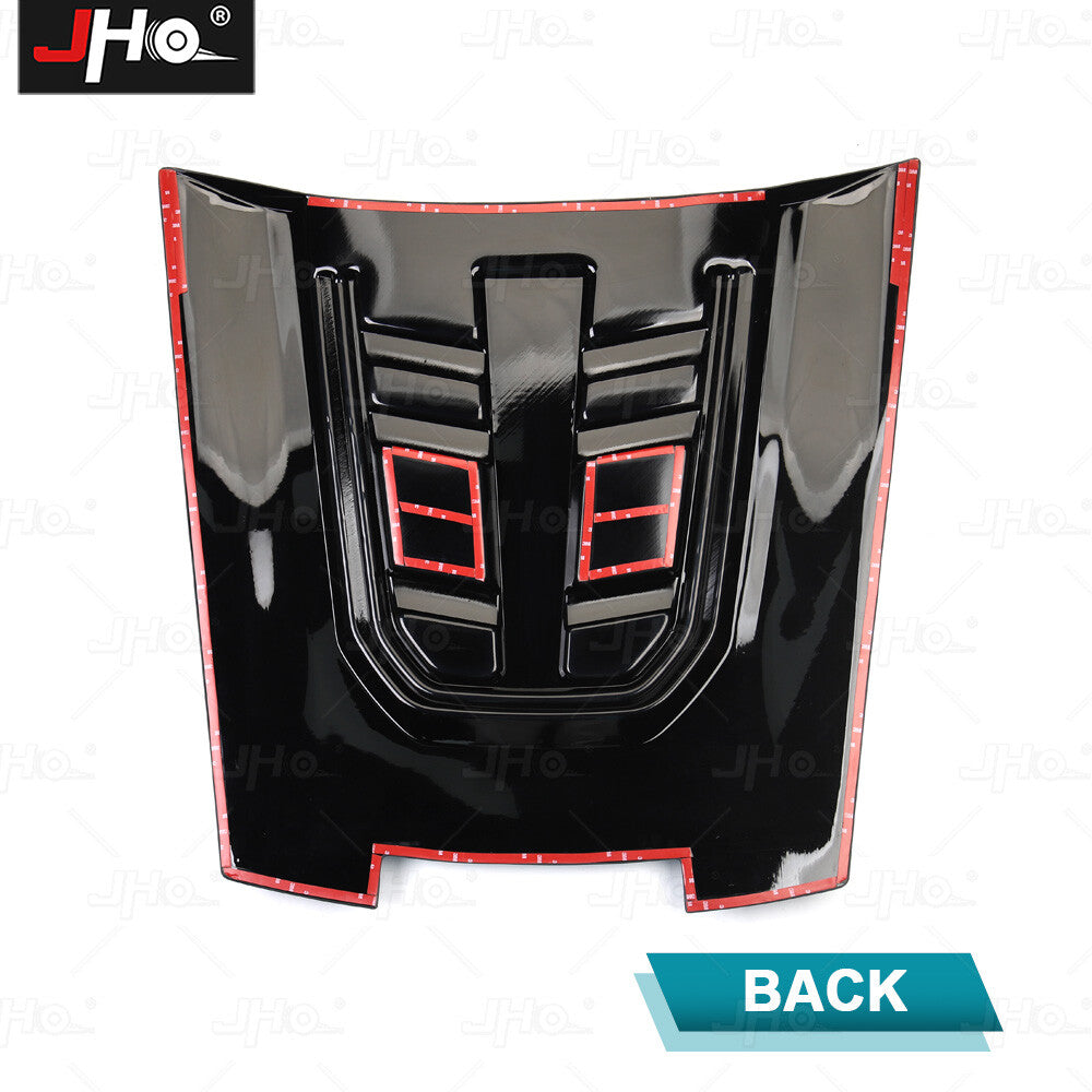 Carbon Fiber Conversion Air Intake Trim Engine Hood Cover Fit for Ford Explorer