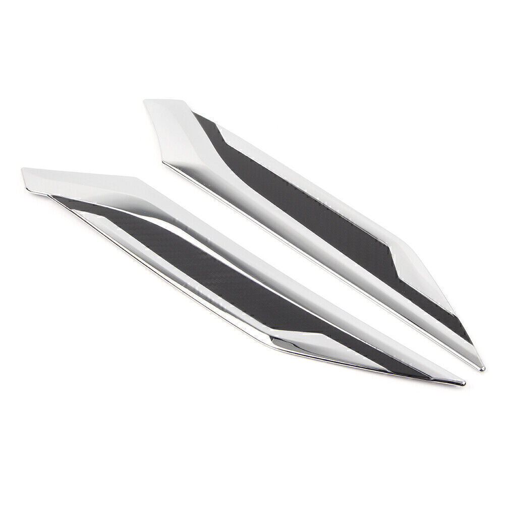 2Pcs Car Headlight Eyebrow Molding Cover Trim Decor Fit for Toyota RAV4 2019 2020