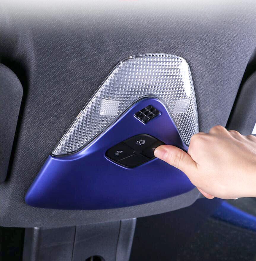 For 2016-2020 CHR C-HR Blue Interior Front Reading Light Lamp Cover Trim v