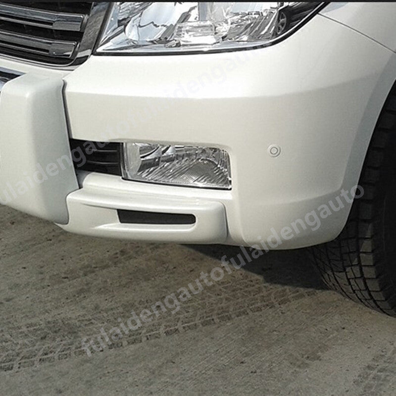 for Toyota for Land Cruiser 2008-2011 White Front Bumper Corner Cover Molding Trim