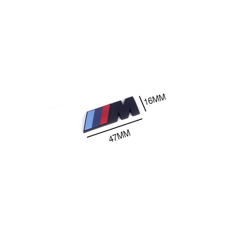 for BMW M Series Black Trunk Emblem Lettering Decal Badge fender sticker Set