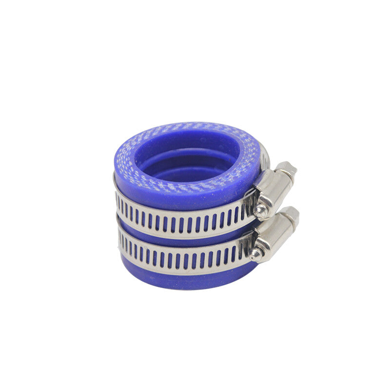 Blue motorcycle carburetor rubber adapter 35 mm intake manifold for Carb Q