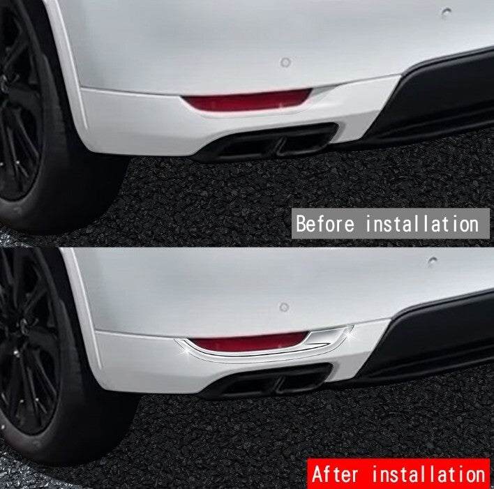 for Mazda CX-60 2023 Car Accessories ABS Rear Bumper Fog Light Lamp Trim Cover