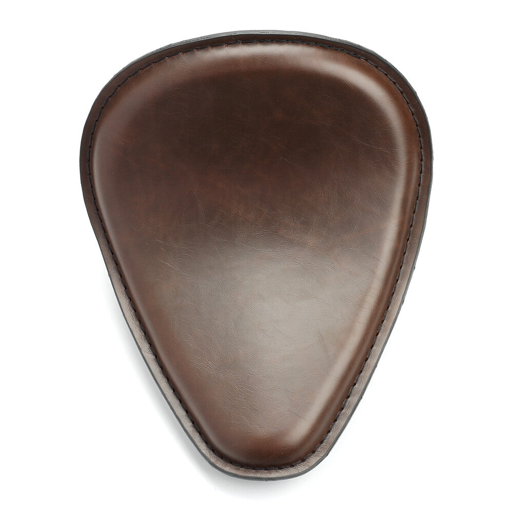Motorcycle Solo for Seat Soft PU Leather For Retro for Harley for Honda Chopper Bobber Brown