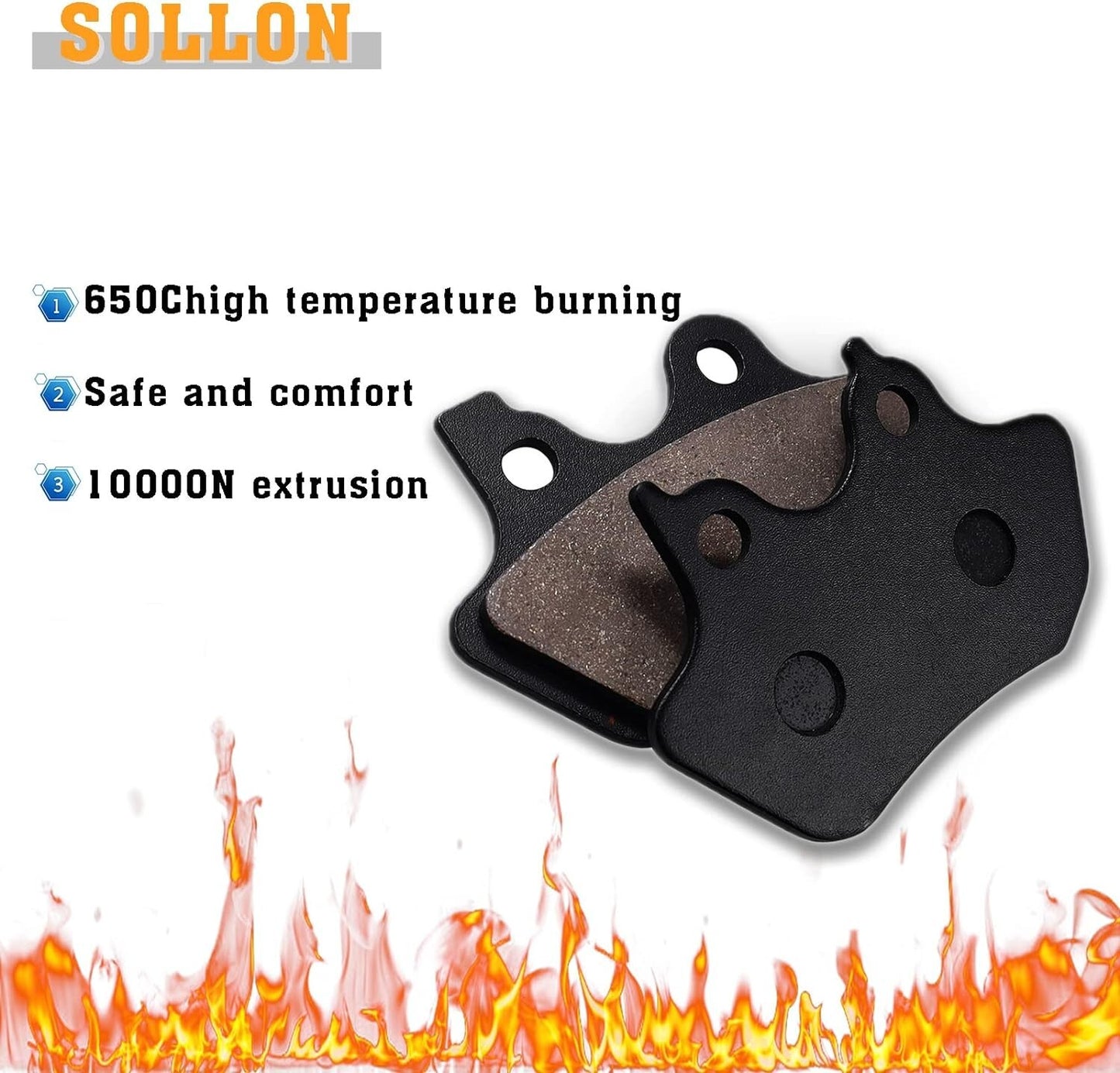 Brake Pads for Harley Davidson2000-07/Dyna Electra Glide Ultra Classic Road King