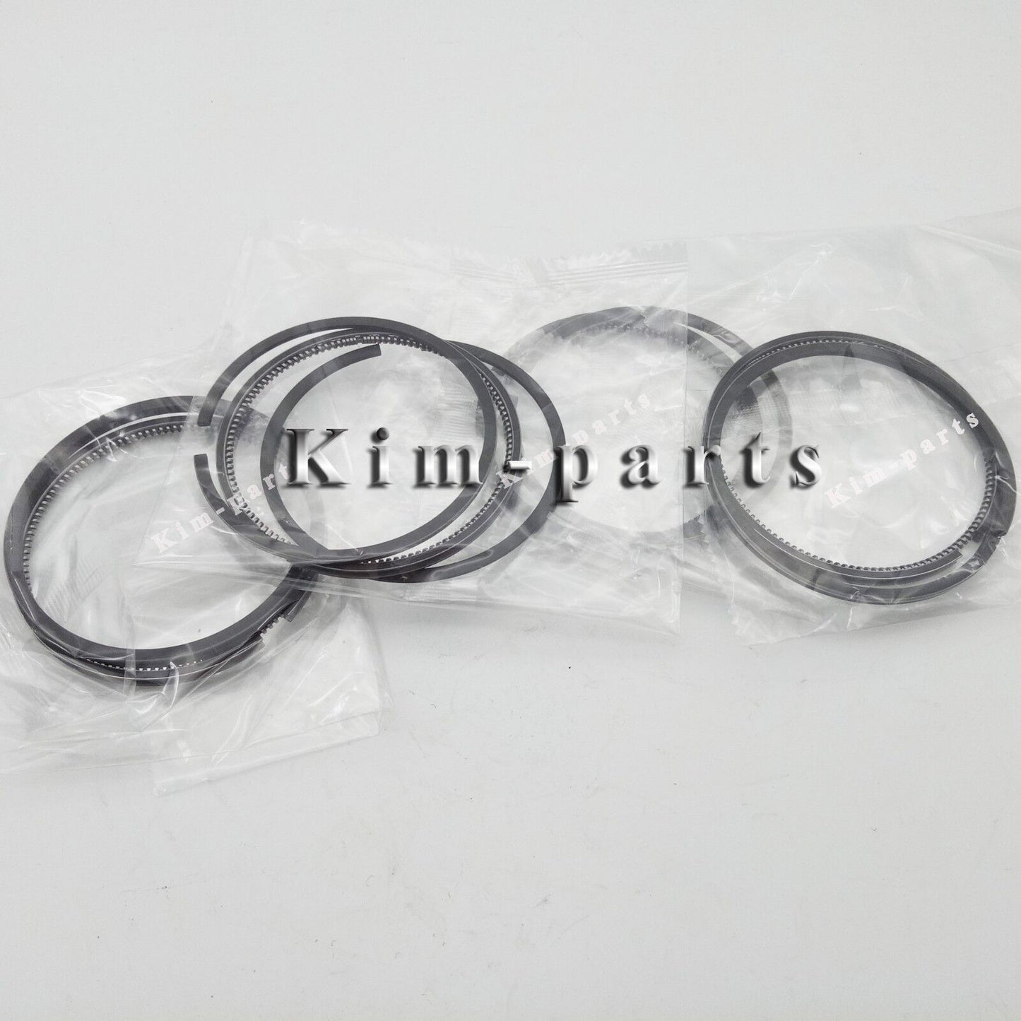 Brand new 4-set STD piston ring kit for K4D diesel engine excavators -