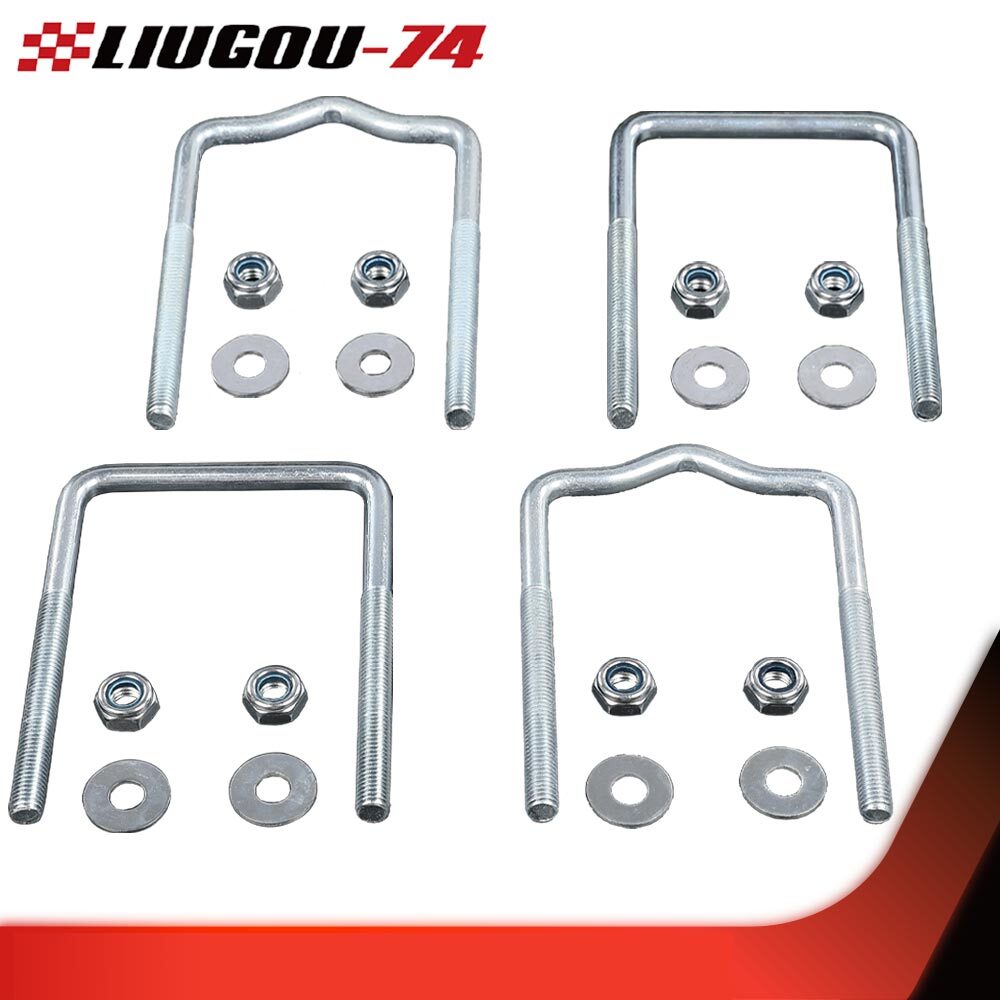 Universal for marine trailer GALVANIZED guide bars and rear-mounted U BOLT kits Q