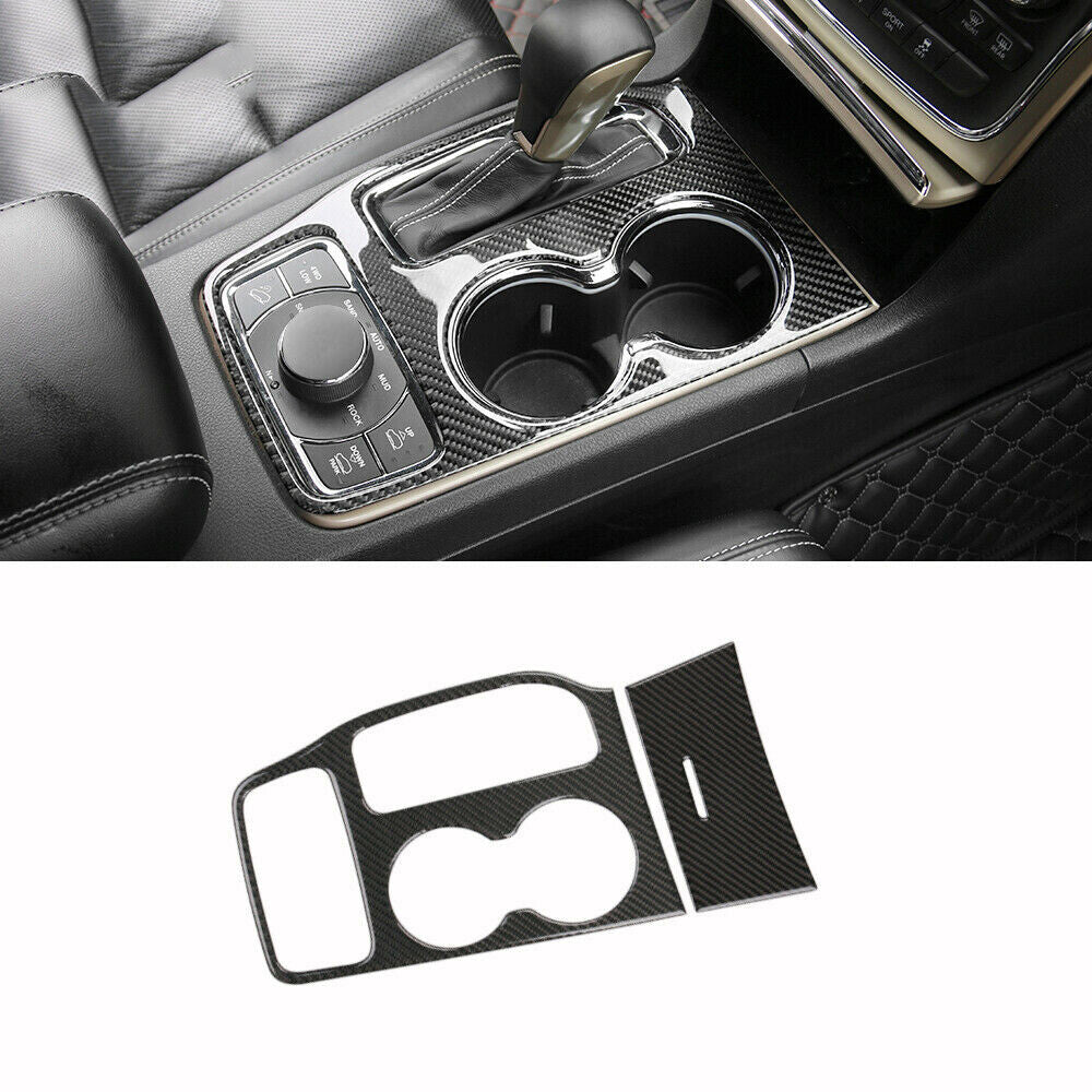 Real Carbon Fiber Car Interior Kit Cover Trim for Jeep Grand Cherokee 2016-2020